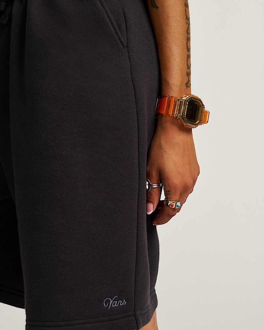 Script Logo Fleece Shorts VANS Black ALT4