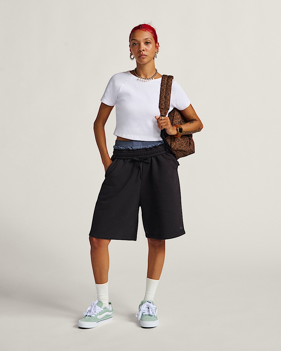 Script Logo Fleece Shorts - 4