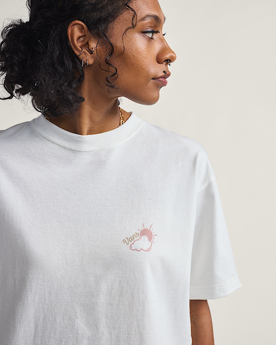 Surf More TShirt VANS Marshmallow White ALT3