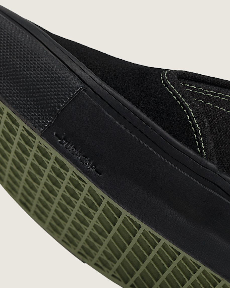 Skate SlipOn Shoe VANS Black  Olive Green ALT5