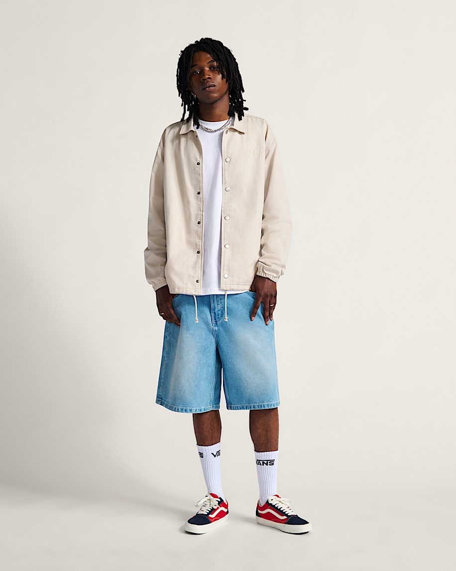 Premium Denim Jorts VANS Light Stonewash Blue ALT3