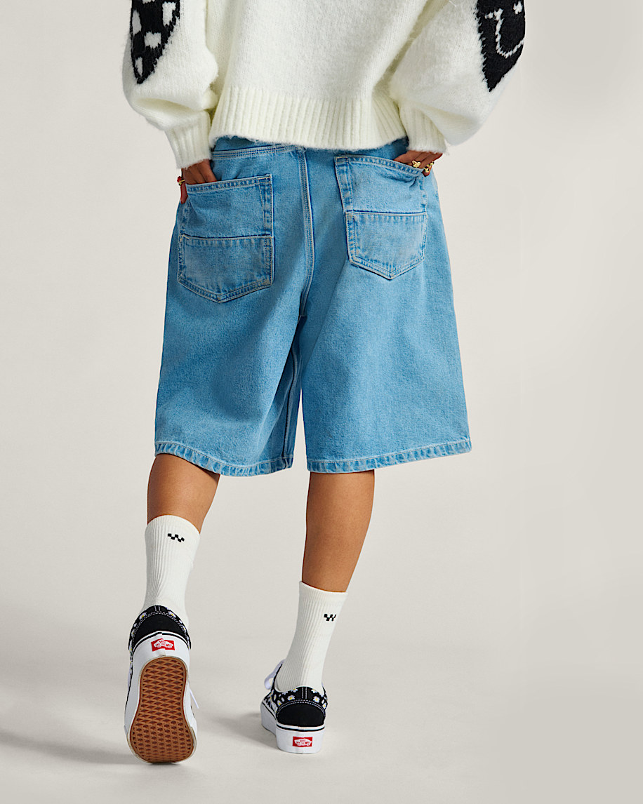 Premium Denim Jorts VANS Light Stonewash Blue ALT6