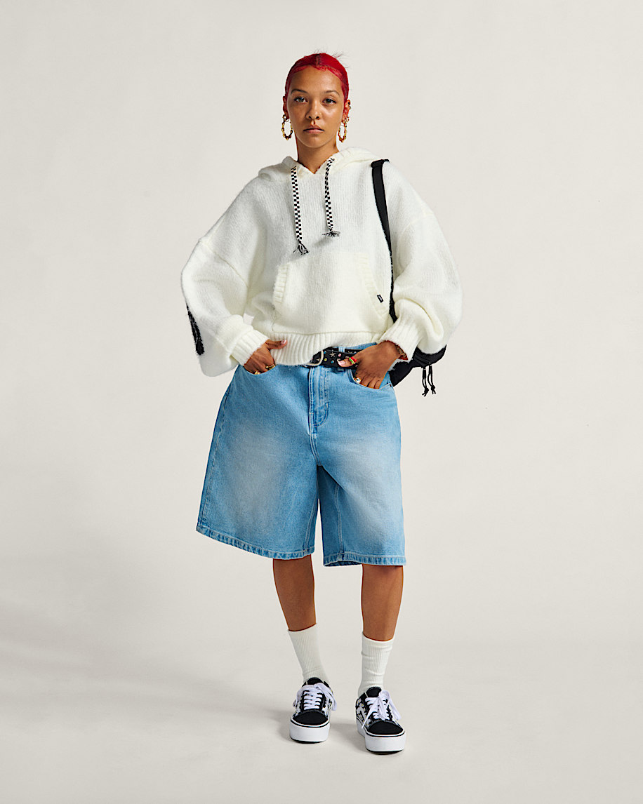 Premium Denim Jorts VANS Light Stonewash Blue ALT7