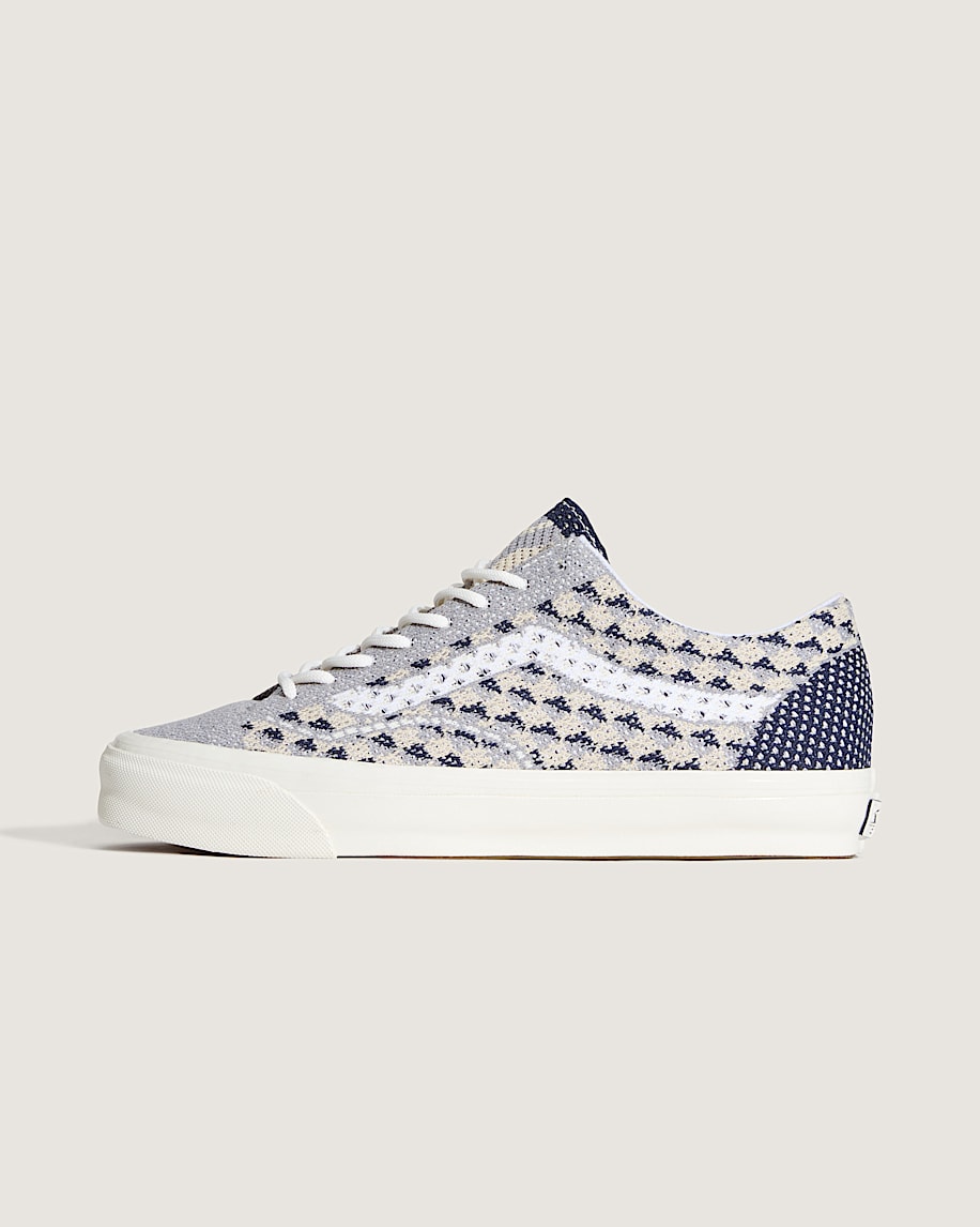 Premium Old Skool Shoe VANS Geo Check Frost Grey HERO