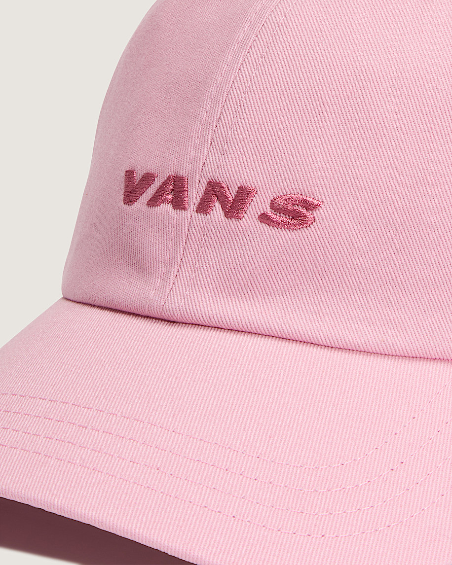 Check Side Snapback Hat VANS Dawn Pink ALT2