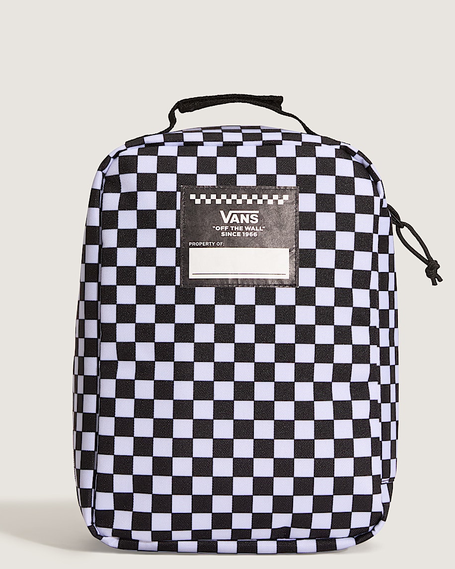 Kids Checkerboard Old Skool Lunch Bag VANS Black  White ALT1