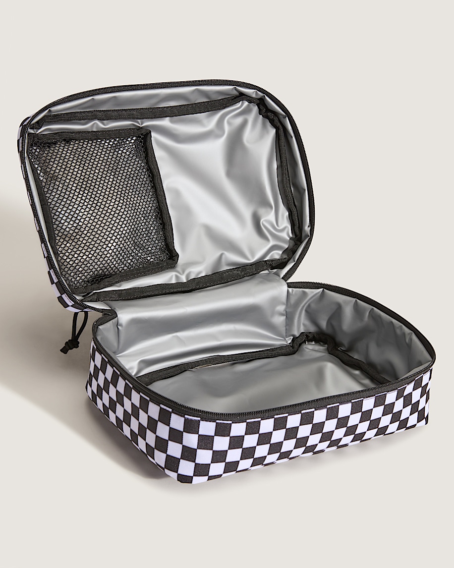 Kids Checkerboard Old Skool Lunch Bag VANS Black  White ALT2