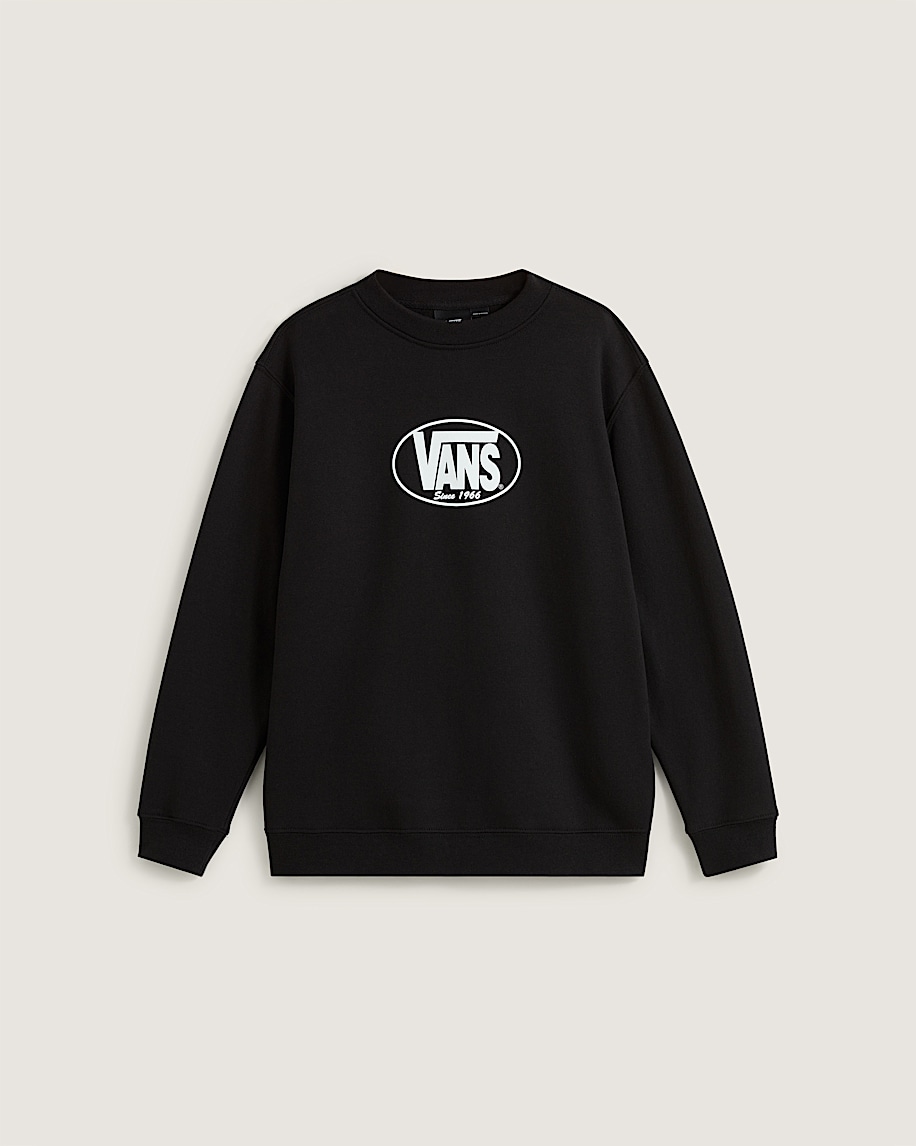 Kids Classic Oval Crew Sweatshirt VANS Black HERO