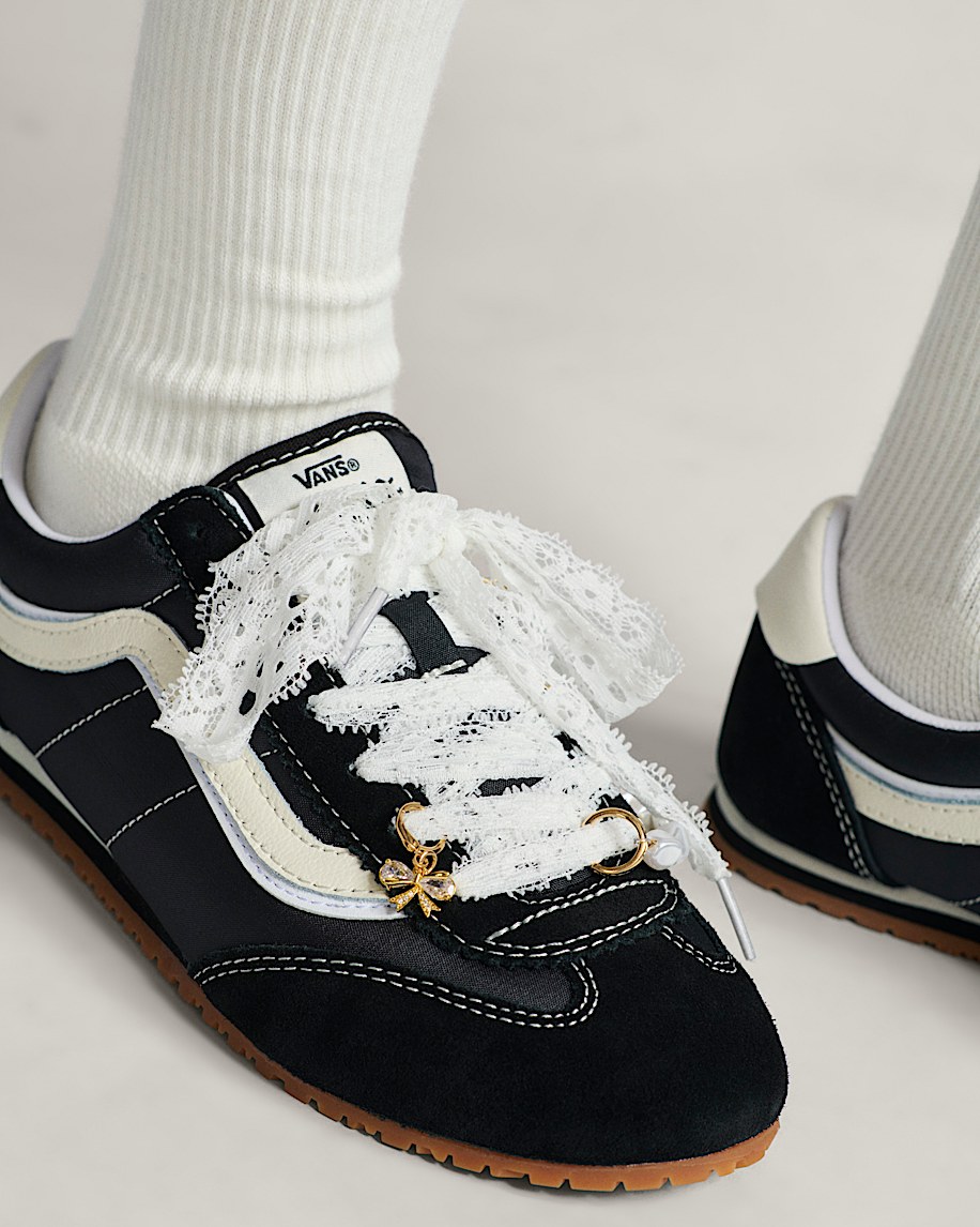 Vans Pearl and Lace Shoe Charm Set VANS White ALT2