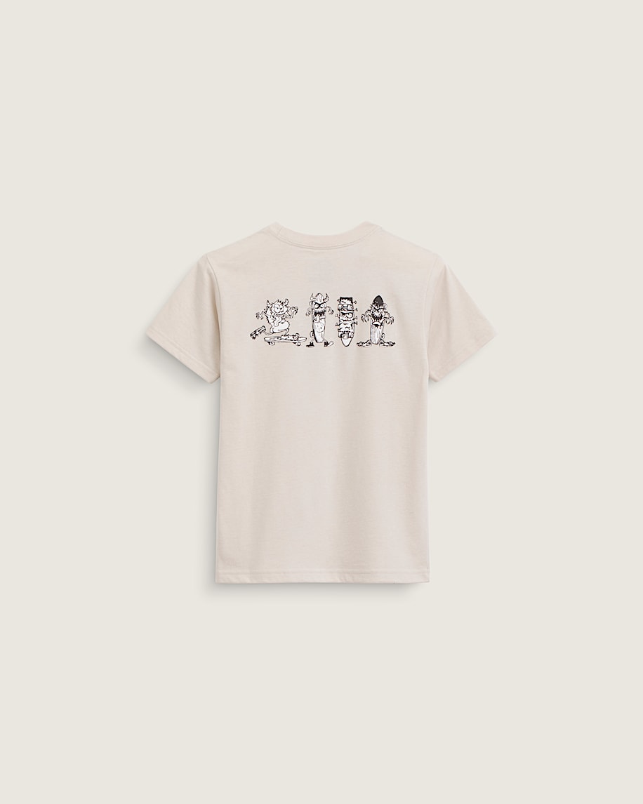 Little Kids Sk8 Posse TShirt VANS Taupe Mist Grey HERO