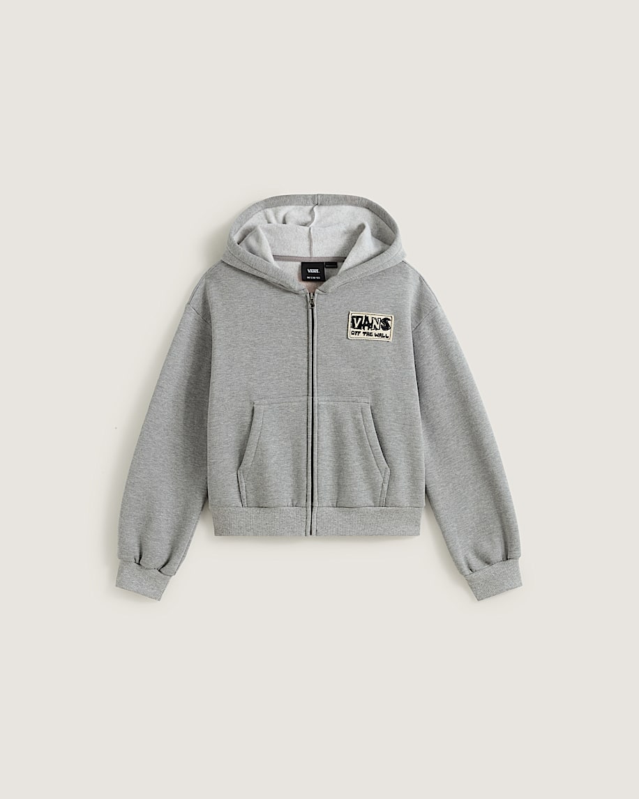 Kids Van-Archy Label Zip Hoodie - 1