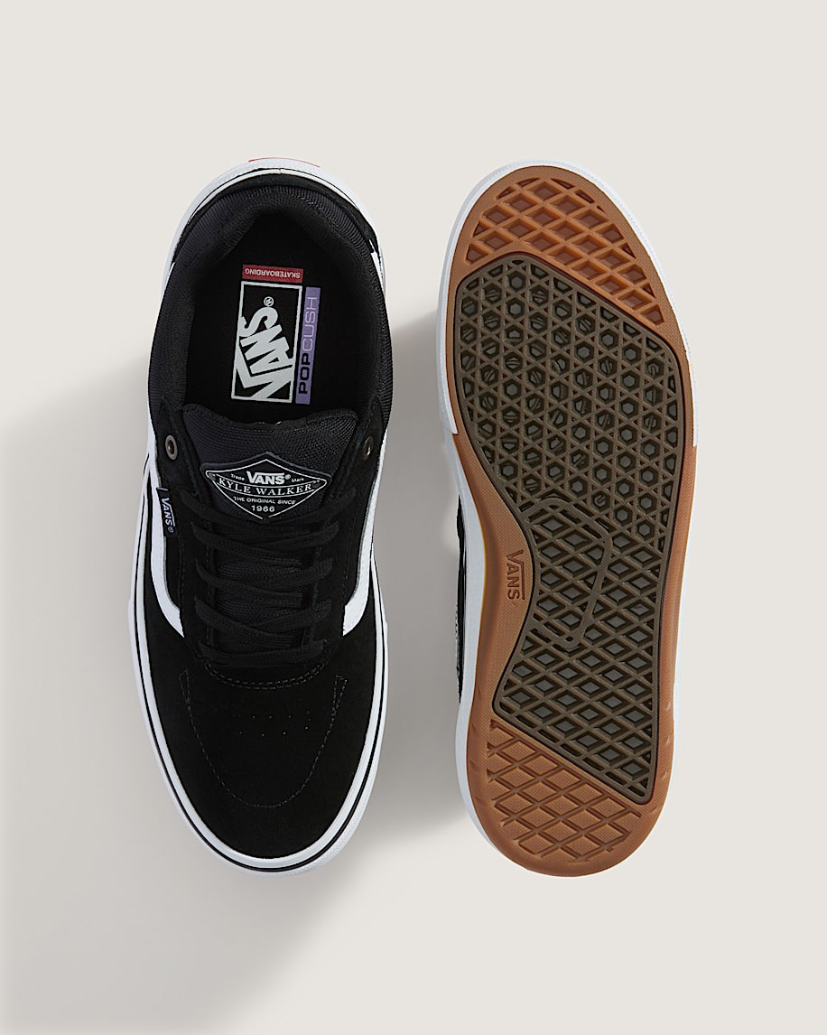 Skate Kyle Walker Wafflecup Shoe VANS Black  White ALT2