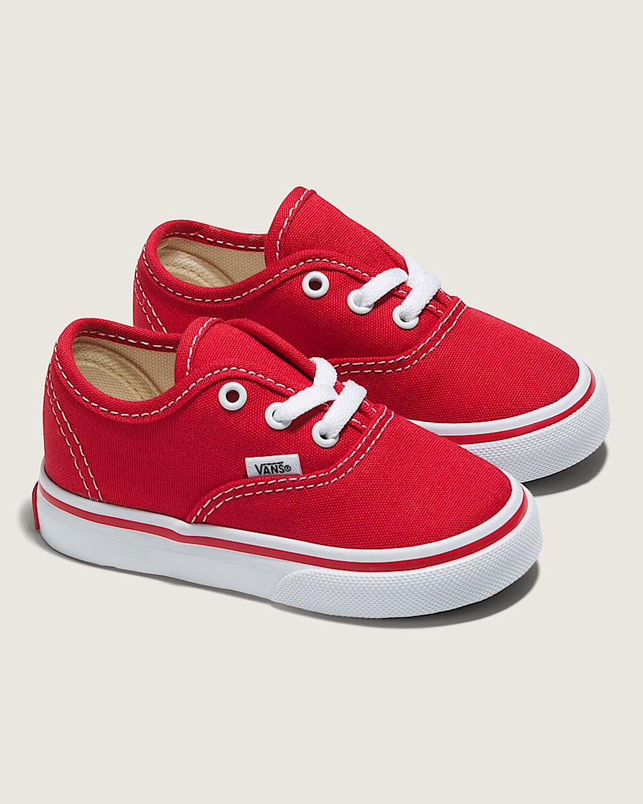 Toddler Authentic Shoe VANS Red ALT1