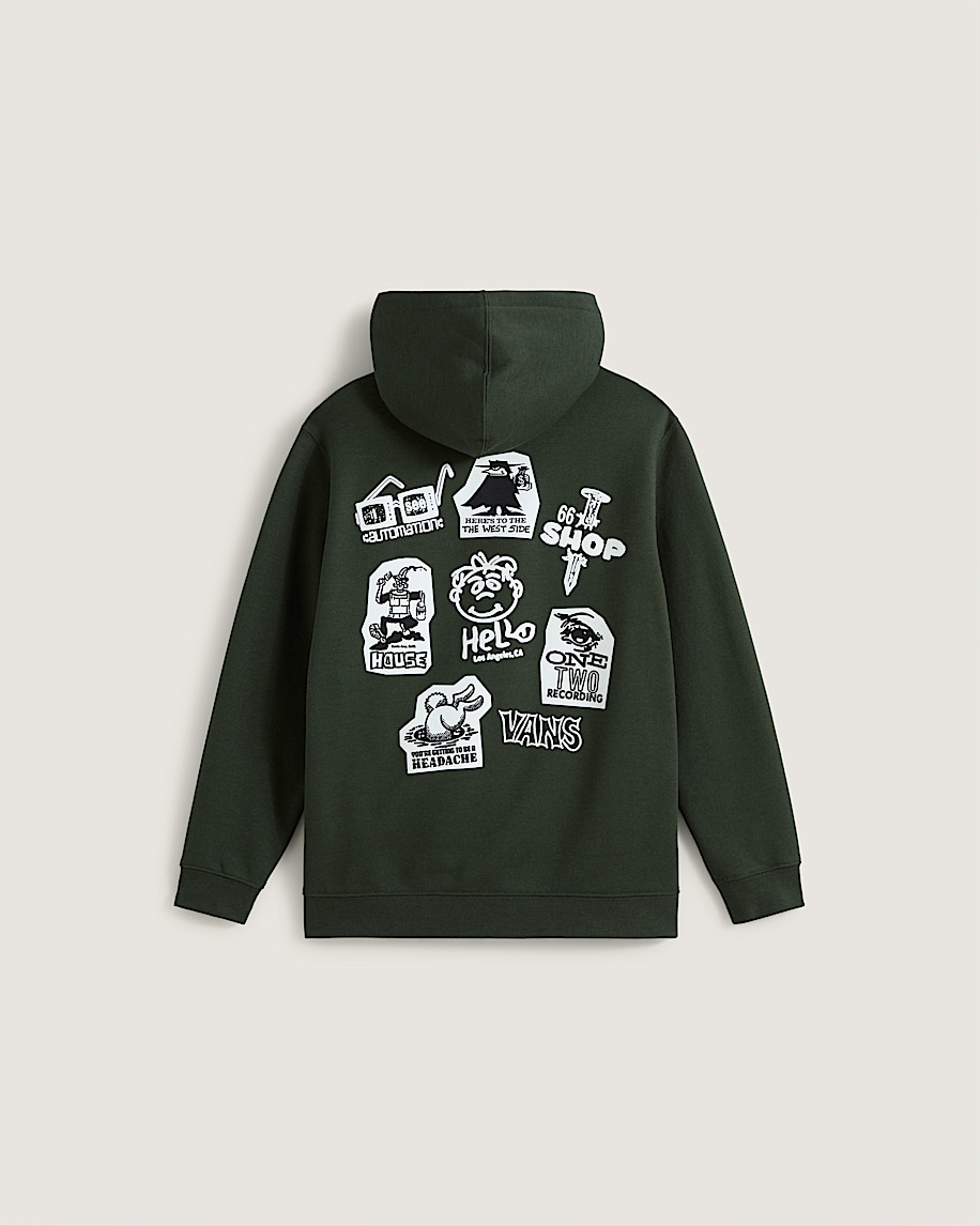 Kids Classified Zip Hoodie VANS Dried Kelp Green ALT1
