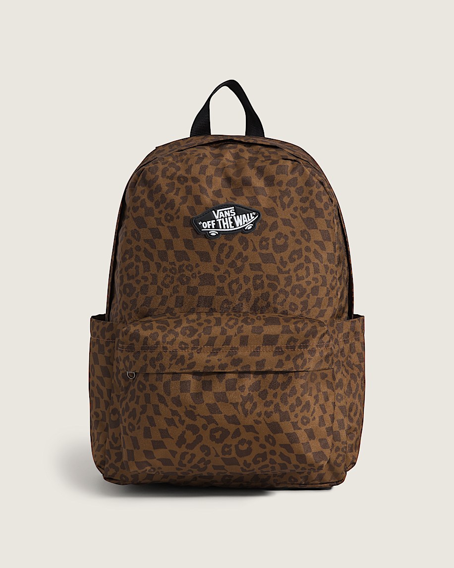 Kids Old Skool Grom Backpack VANS Dachshund Brown HERO