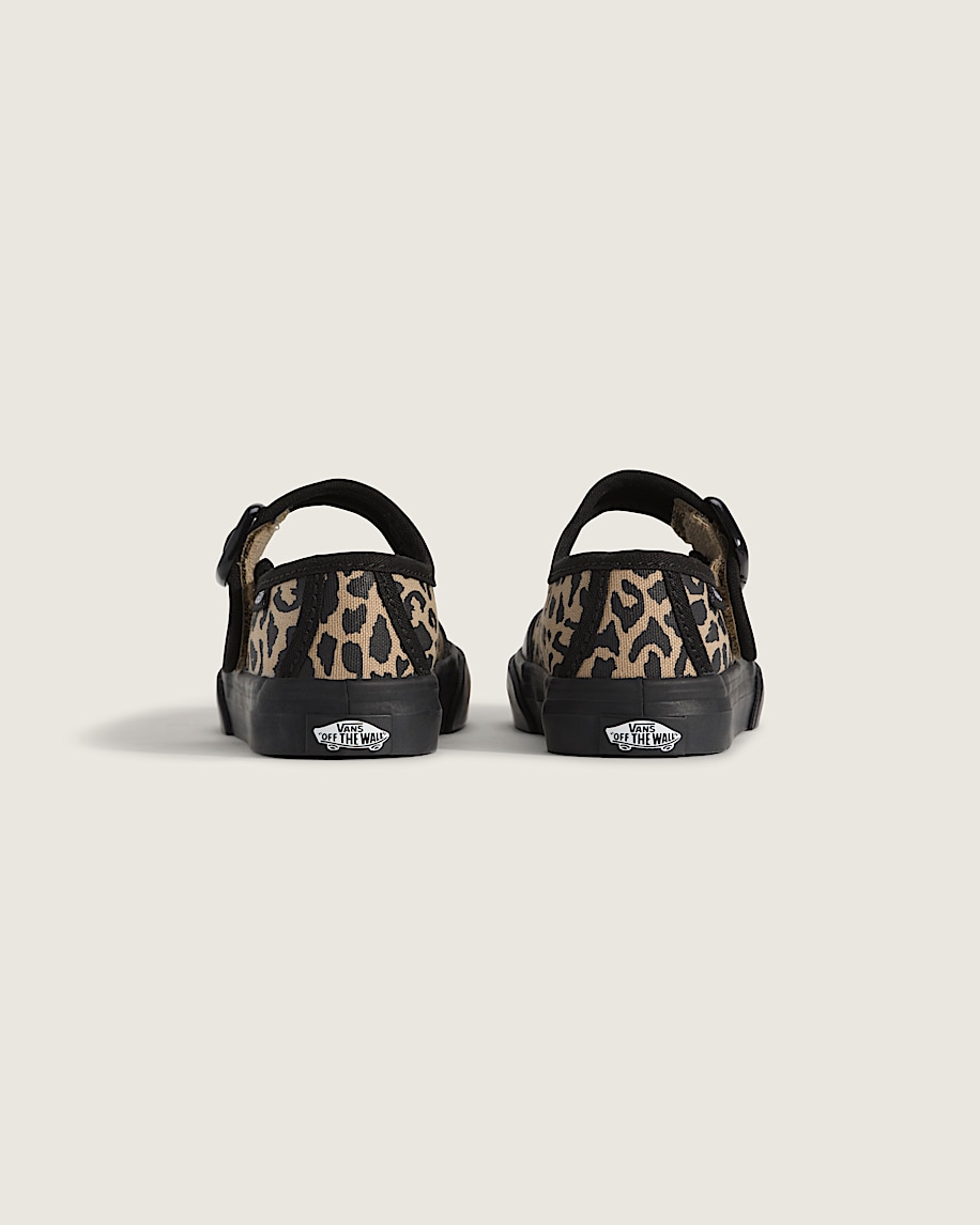 Toddler Mary Jane Shoe VANS Leopard Brown  Black ALT3