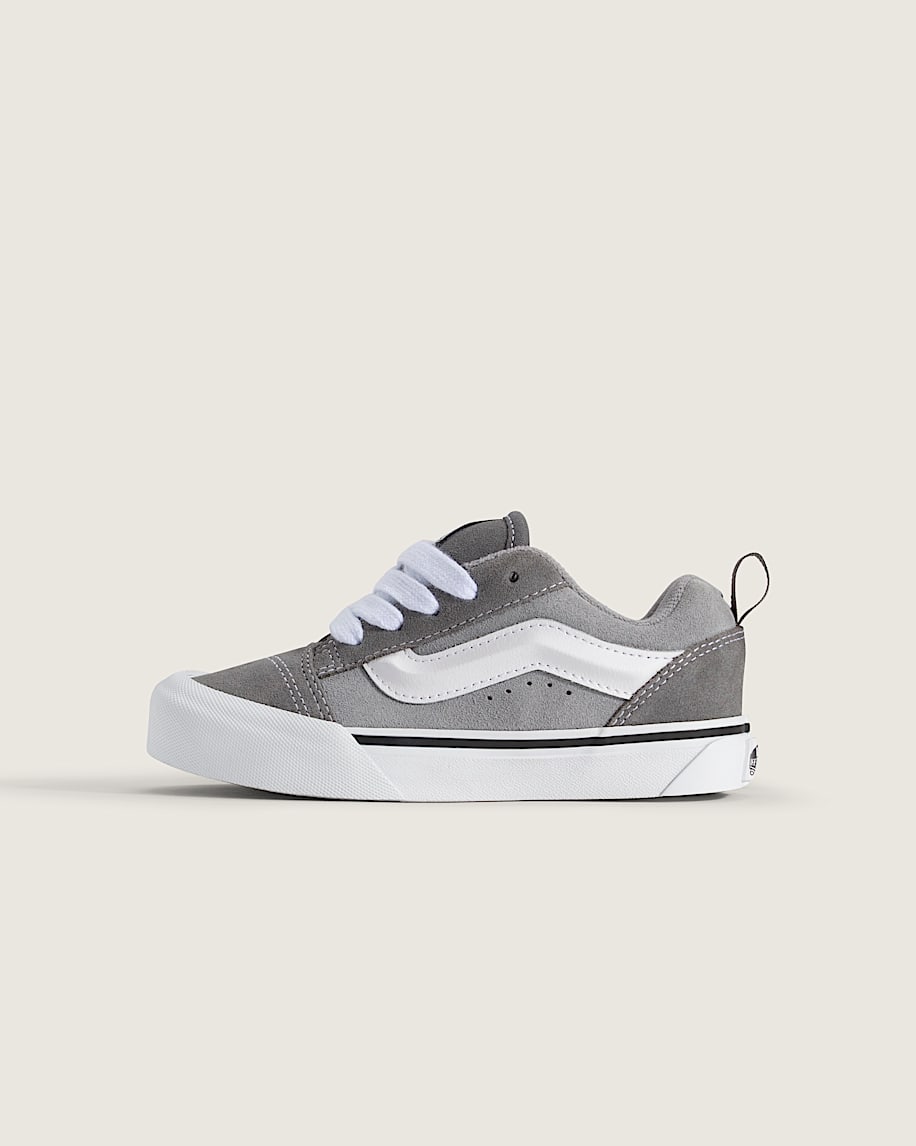 Little Kids Knu Skool Shoe VANS Pewter Grey  White HERO