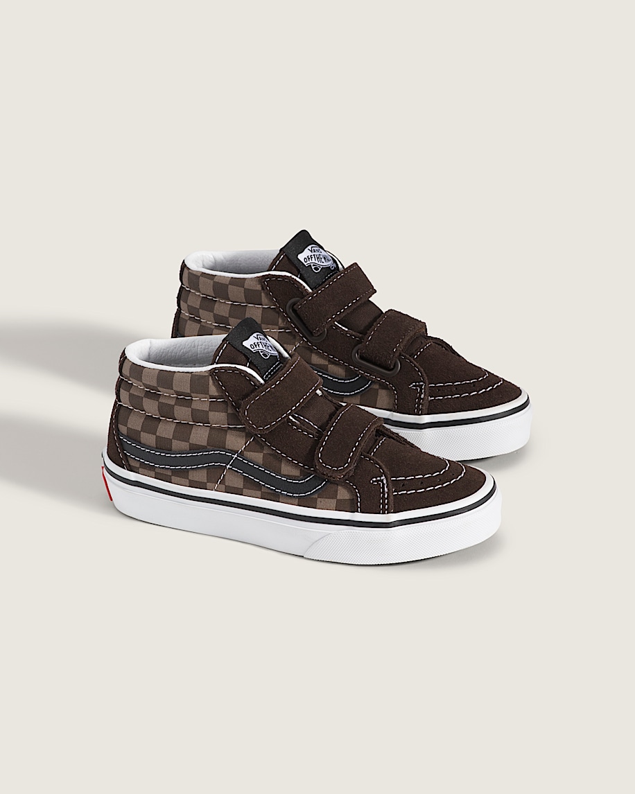 Little Kids' Sk8-Mid V Checkerboard Shoe - 2