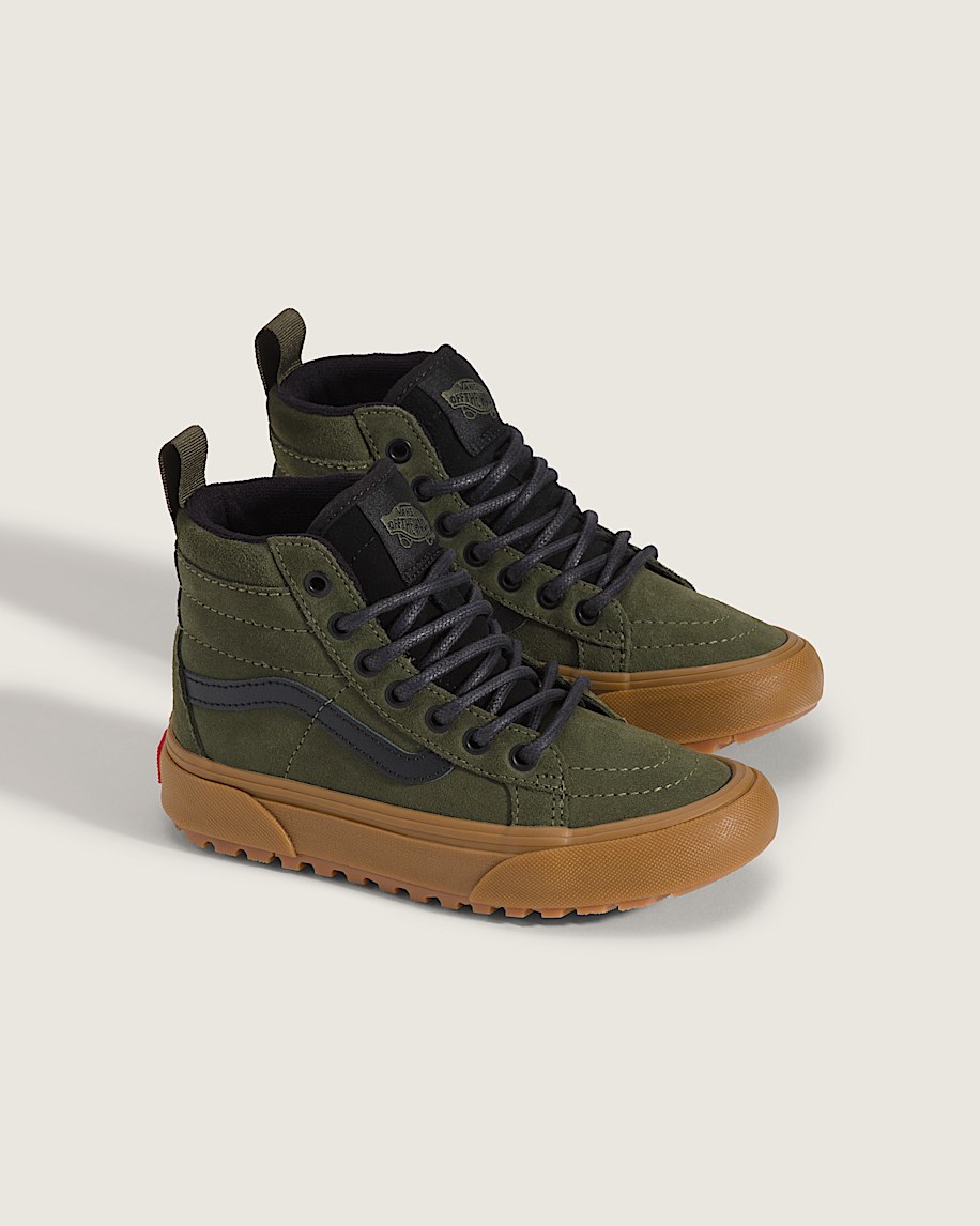 Little Kids Sk8Hi Water Resistant Shoe VANS Grape Leaf Green  Gum ALT1