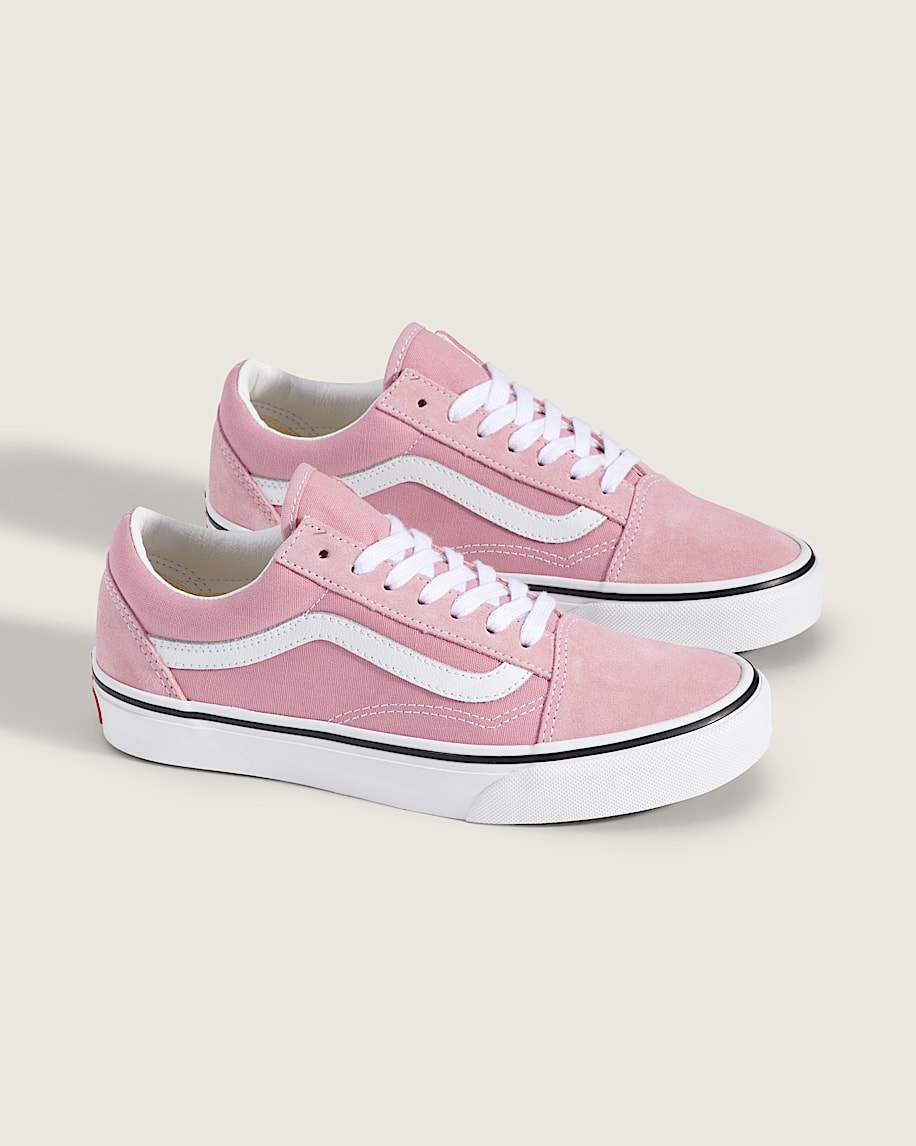Old Skool Shoe VANS Dawn Pink  True White ALT1