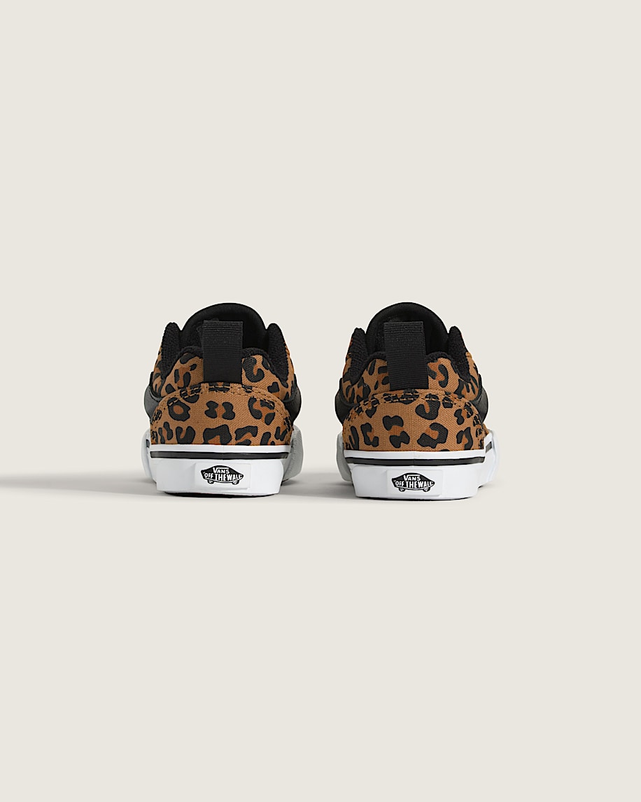 Toddler Knu Skool Shoe VANS Leopard Brown  Black ALT3