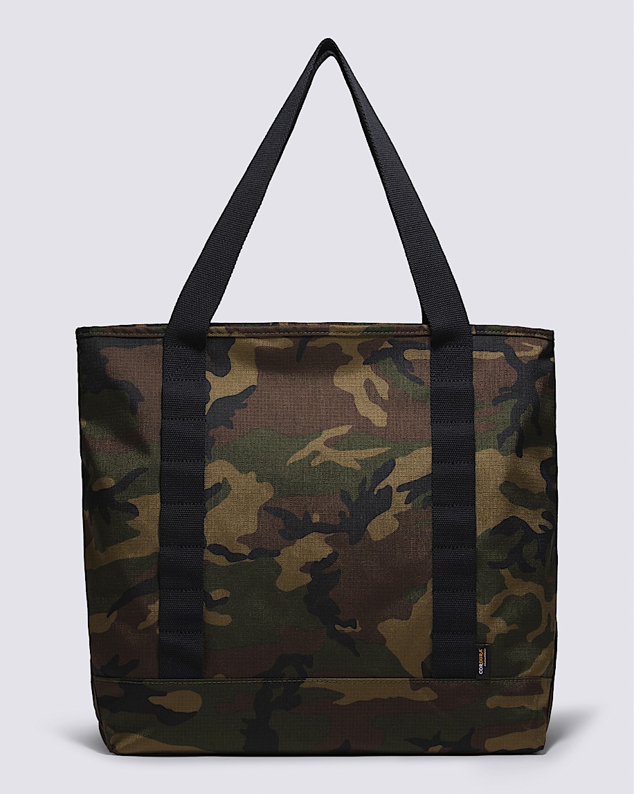 Pergs Zip Tote Bag VANS Camo Black  Green ALT1