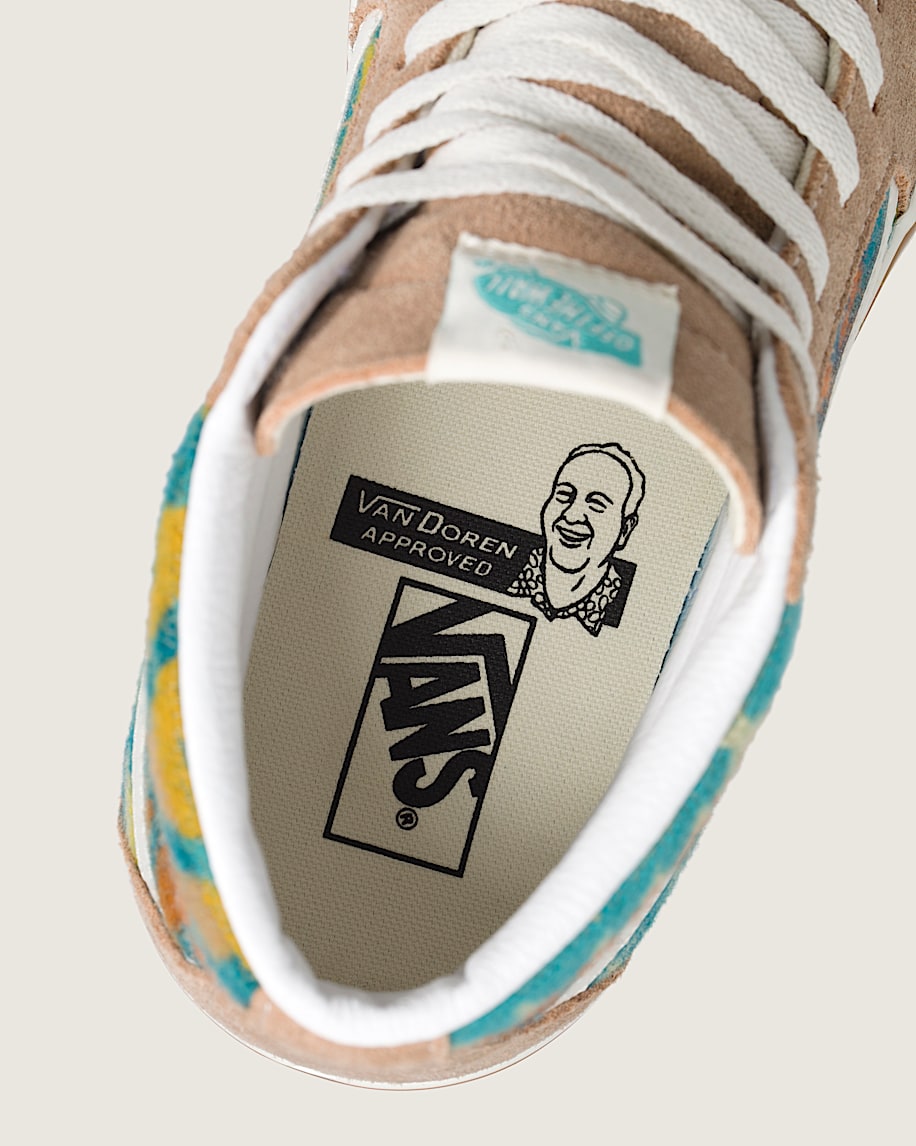 Van Doren Approved X All Nations Sk8-Hi Shoe in Khaki Brown | Vans