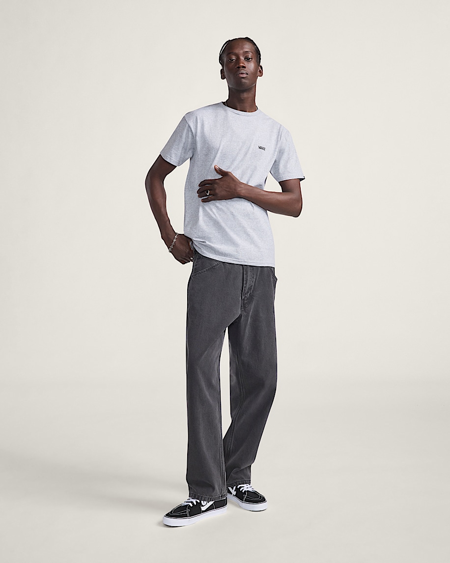 Skate Check-5 Loose Denim Pants en Black | Vans CA