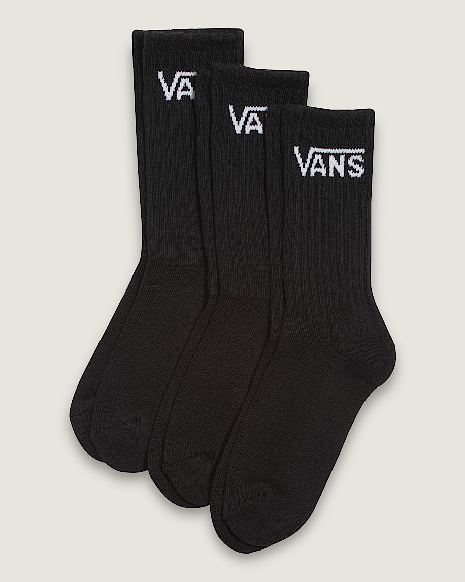 Kids Classic Crew Socks VANS Black HERO
