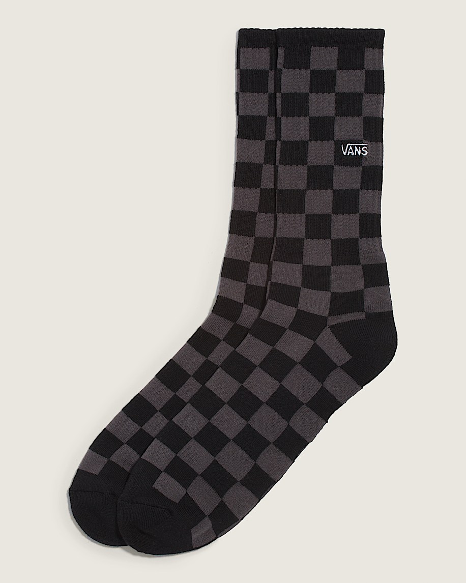 Checkerboard Crew Socks - 1