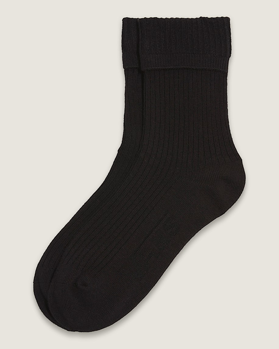 Cuff It Crew Socks VANS Black HERO