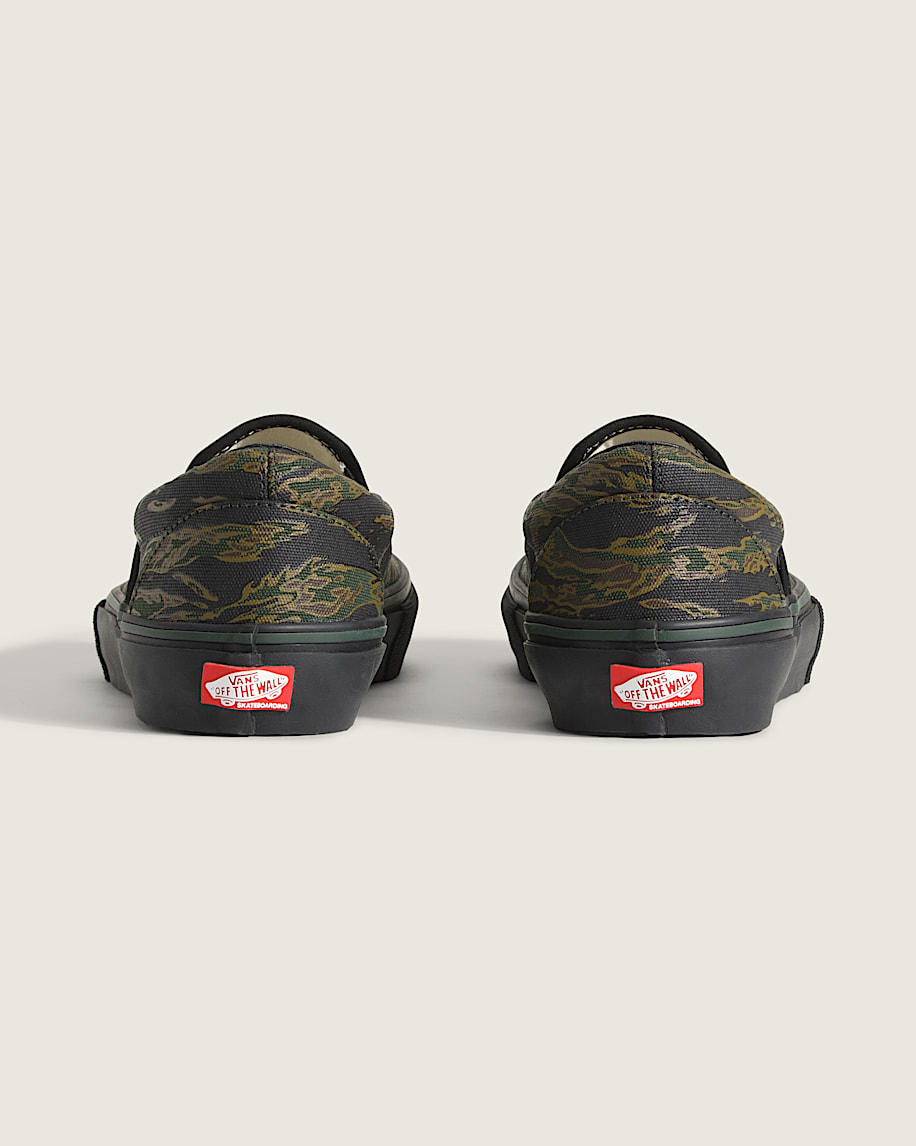 Skate SlipOn Shoe VANS Camo Green  Black ALT3