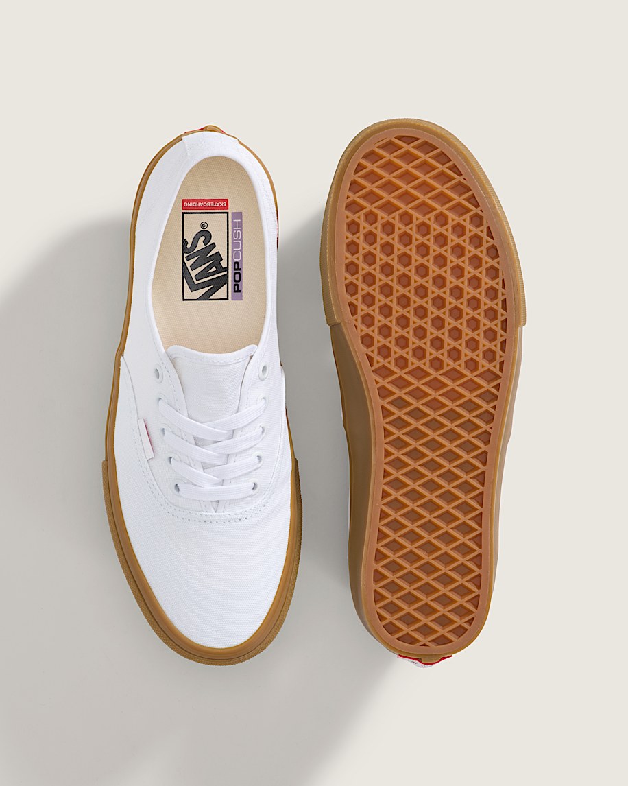 Skate Authentic Gum Shoe VANS White ALT2