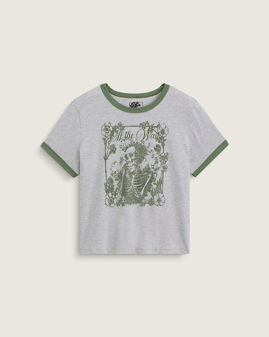 Have To Dream Ringer TShirt VANS Heather Grey HERO