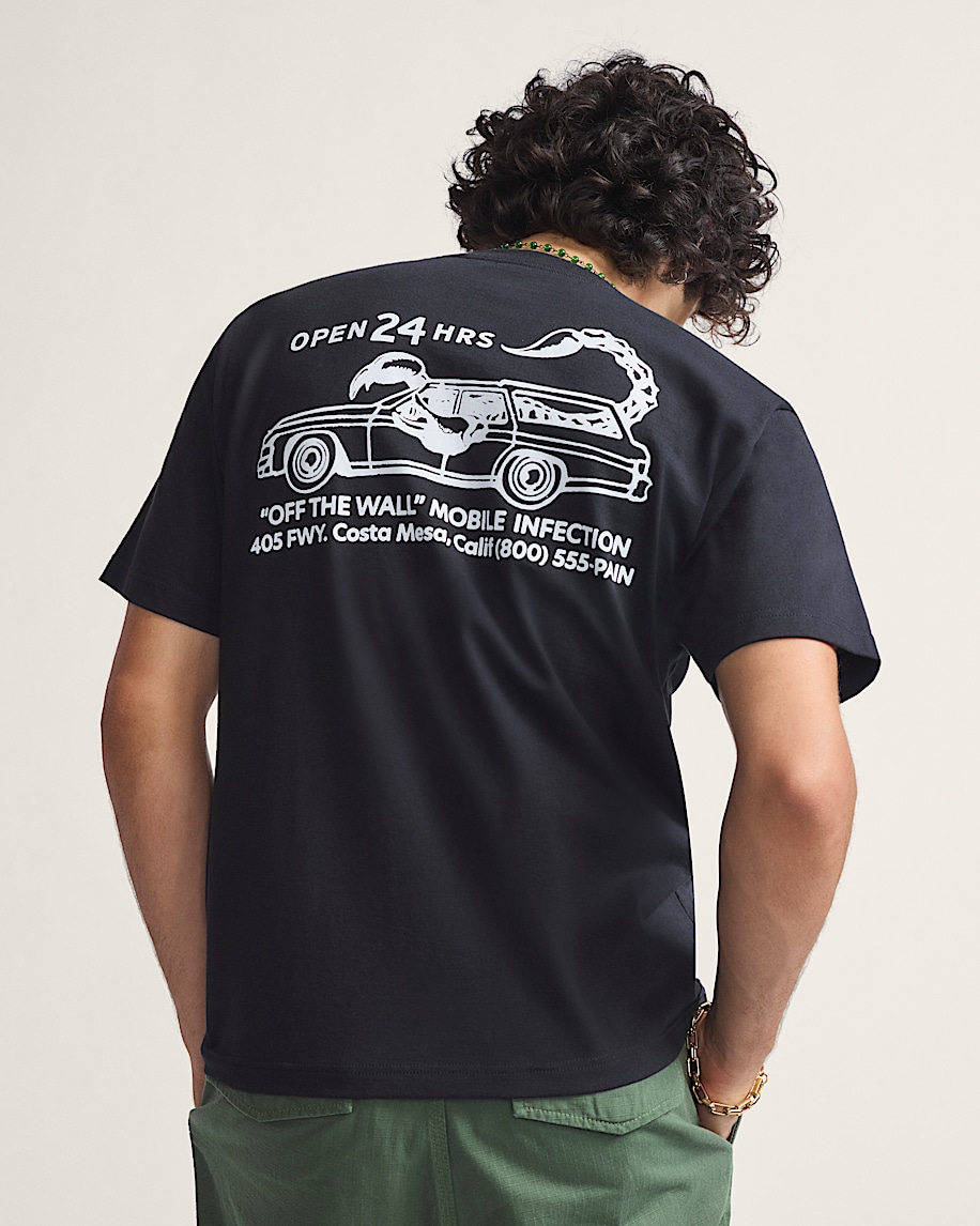 Sting Wagon TShirt VANS Black ALT2