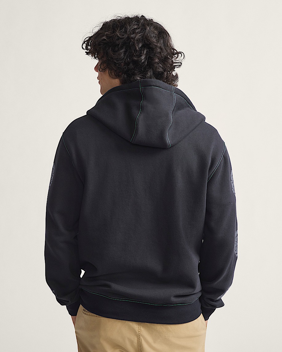 Dia de los Muertos Colibri Zip Hoodie - 3