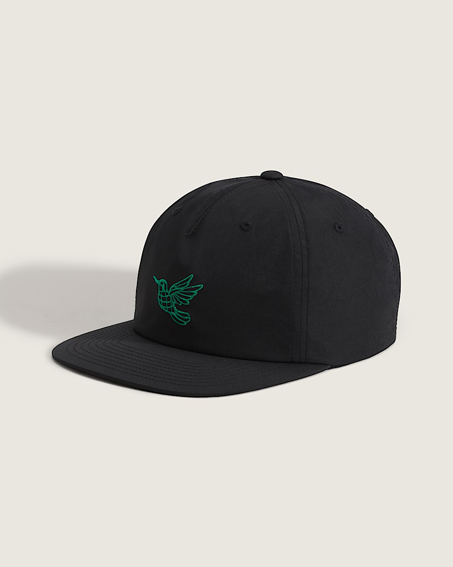 Dia de los Muertos Colibri Snapback Hat VANS Black HERO