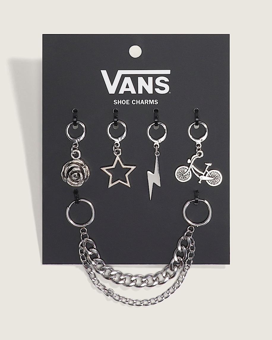 Vans Waffle Shop Bold and Bloom Shoe Charm Set VANS Grey HERO