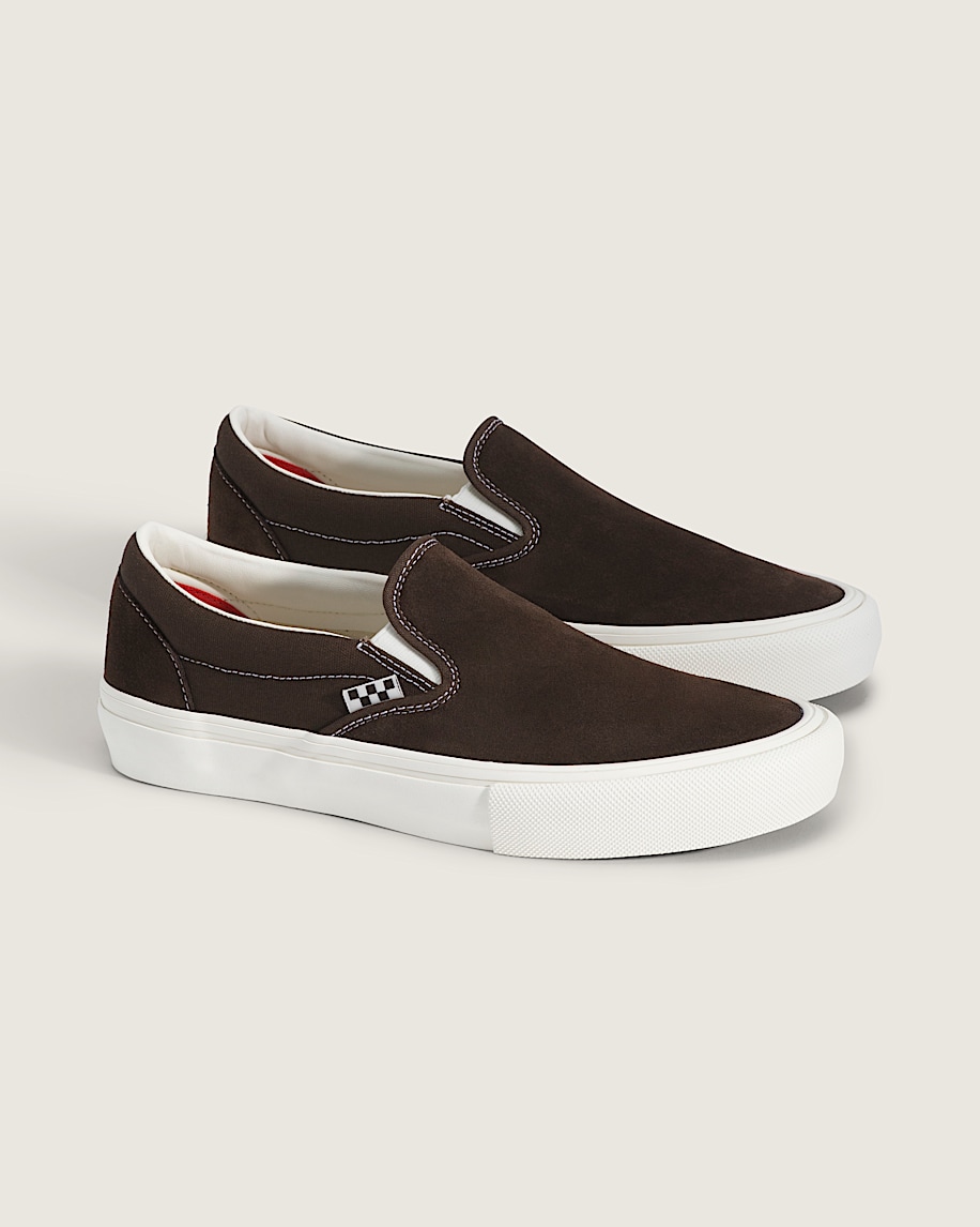 Skate SlipOn Shoe VANS Chocolate Brown ALT1