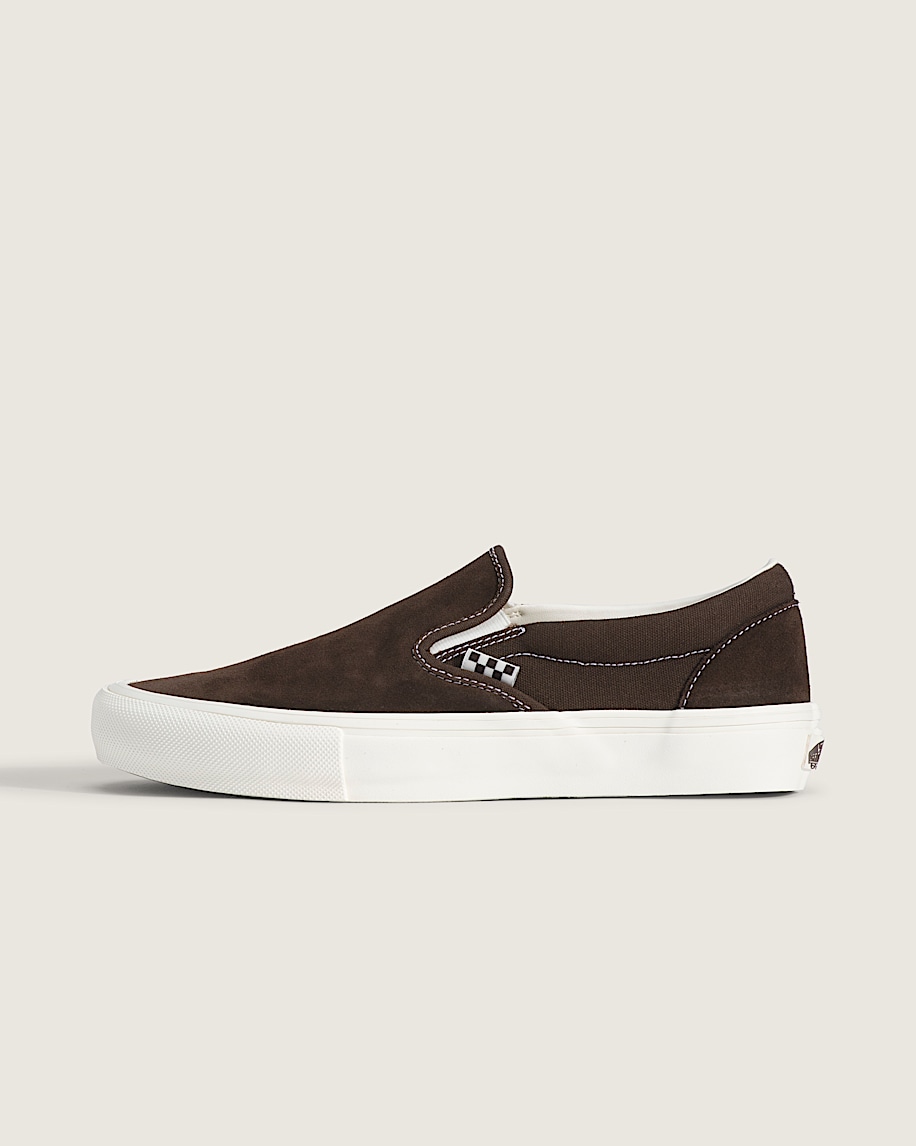 Skate SlipOn Shoe VANS Chocolate Brown HERO