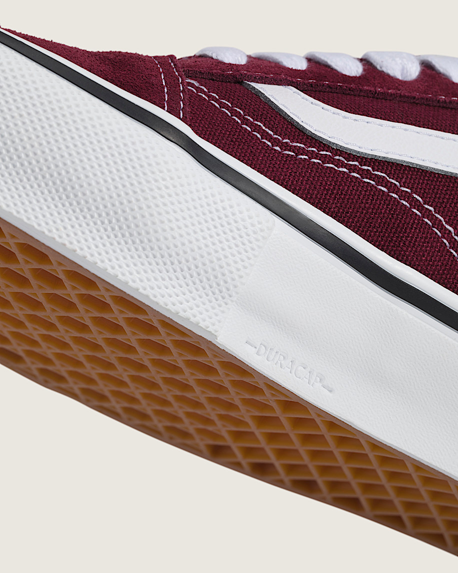 Chaussure Skate Old Skool VANS Rouge Port  Blanc True ALT5