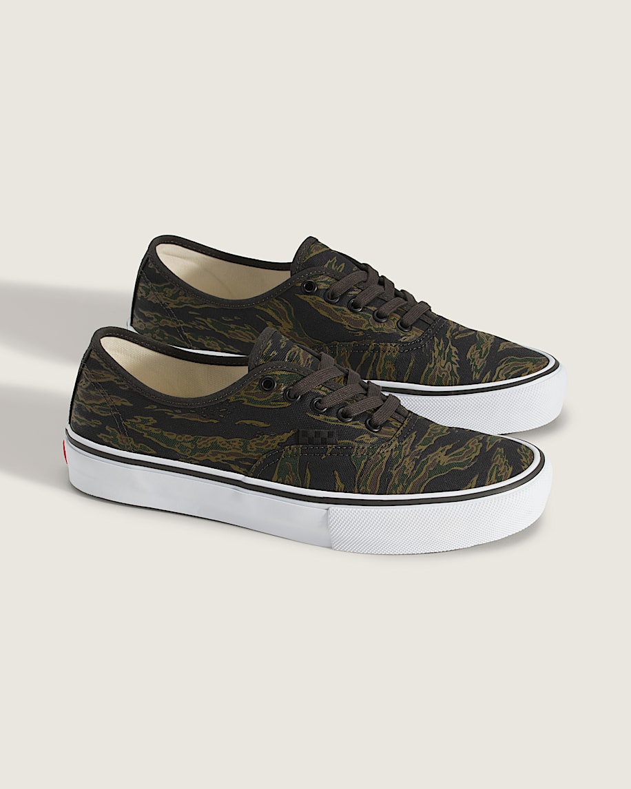 Skate Authentic Shoe VANS Camo Green  Black ALT1
