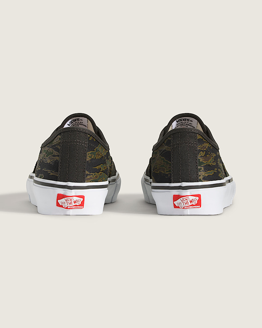 Skate Authentic Shoe VANS Camo Green  Black ALT3