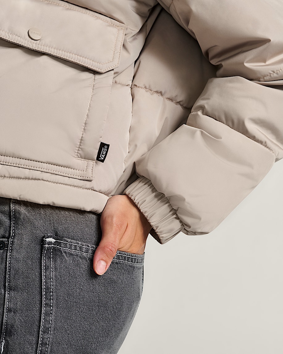 Aubrey Primaloft Puffer Jacket VANS Mushroom Brown ALT4