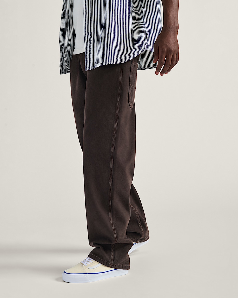 Skate Check5 Loose Denim Pants VANS After Dark Brown ALT4