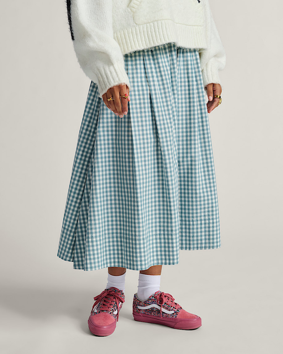 Francesca Full Plaid Skirt - 5