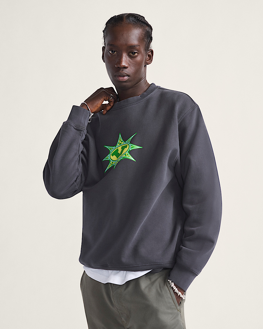 Star Checker Crew Sweatshirt - 2