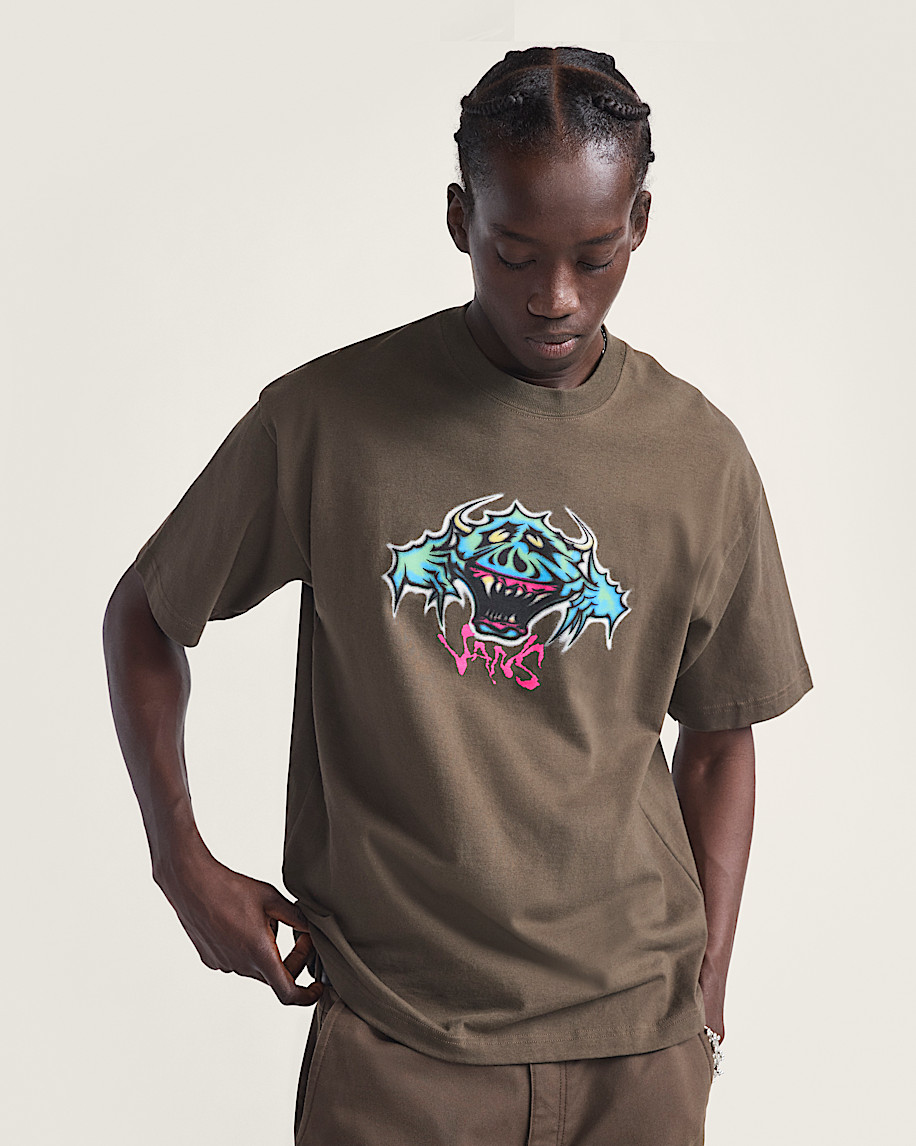 Goofy Ghoul TShirt VANS Coal Brown ALT1