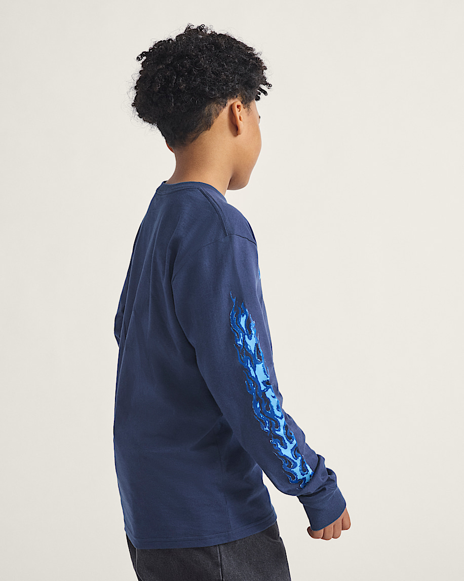 Kids Vans Inferno Long Sleeve T-Shirt - 4