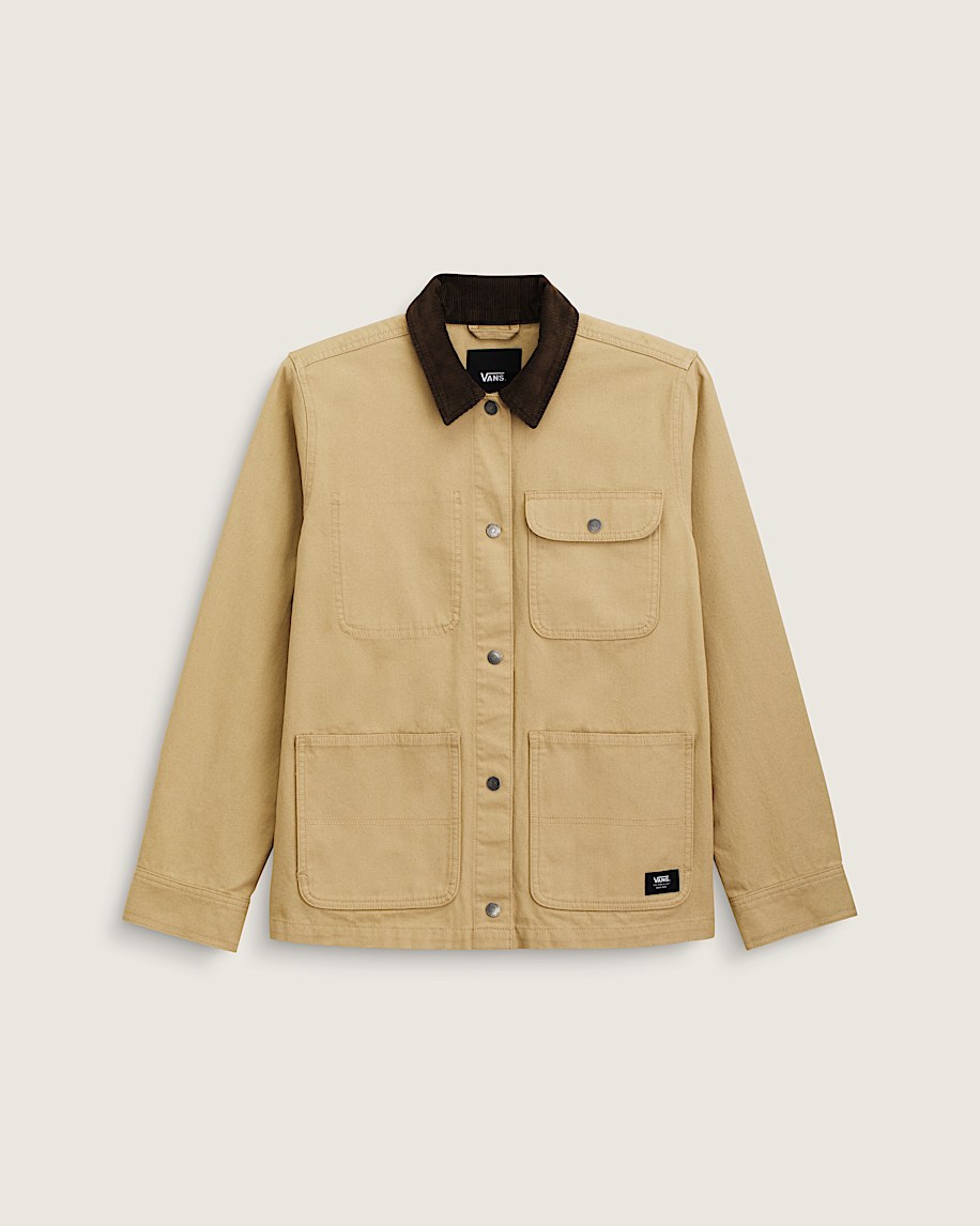 Drill Chore Coat VANS Tan Brown HERO